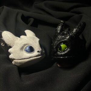 Couple AirPods 4,5 Cases – Toothless & Light Fury